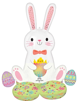 Anagram Foil Balloon Airwalker Bunny Love 45