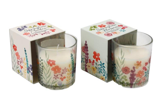 Candle 7x7.5cm Spring Boxed (Design May Vary)