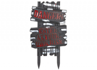 PMS International Danger Sign 28x53cn