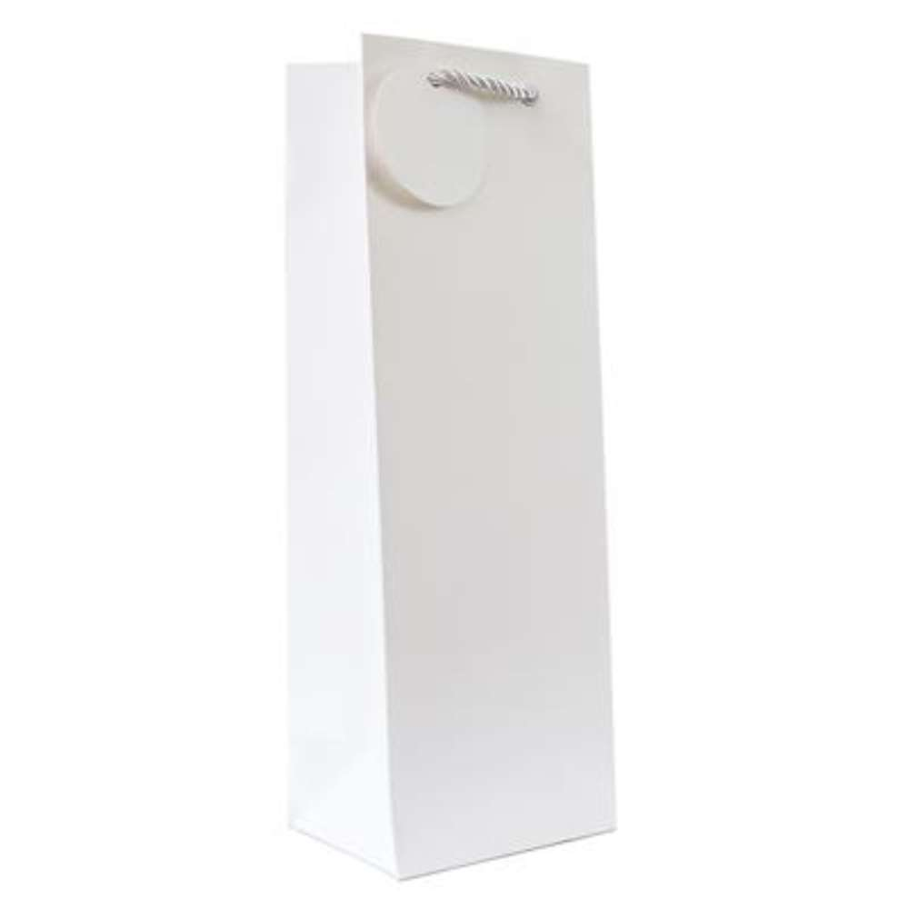 6pk Giftbags Bottle White