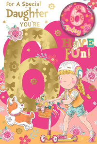 Xpress Yourself 6 Pack Cards C75 Daughter Age 6