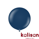 Kalisan Standard 24" Navy Blue Latex Balloons 2pk