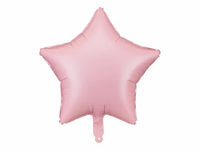 PartyDeco Foil Balloon Matte Pink Star 19