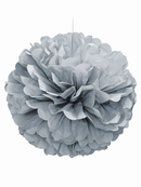 Grey Pom Pom Hanging Decoration
