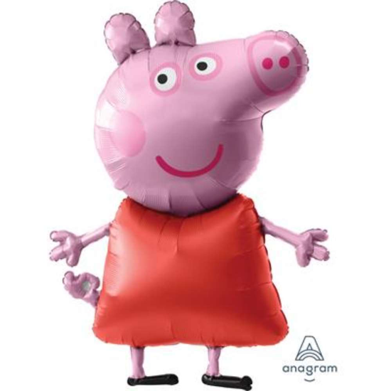 Anagram Foil Balloon Airwalker Peppa Pig 48"