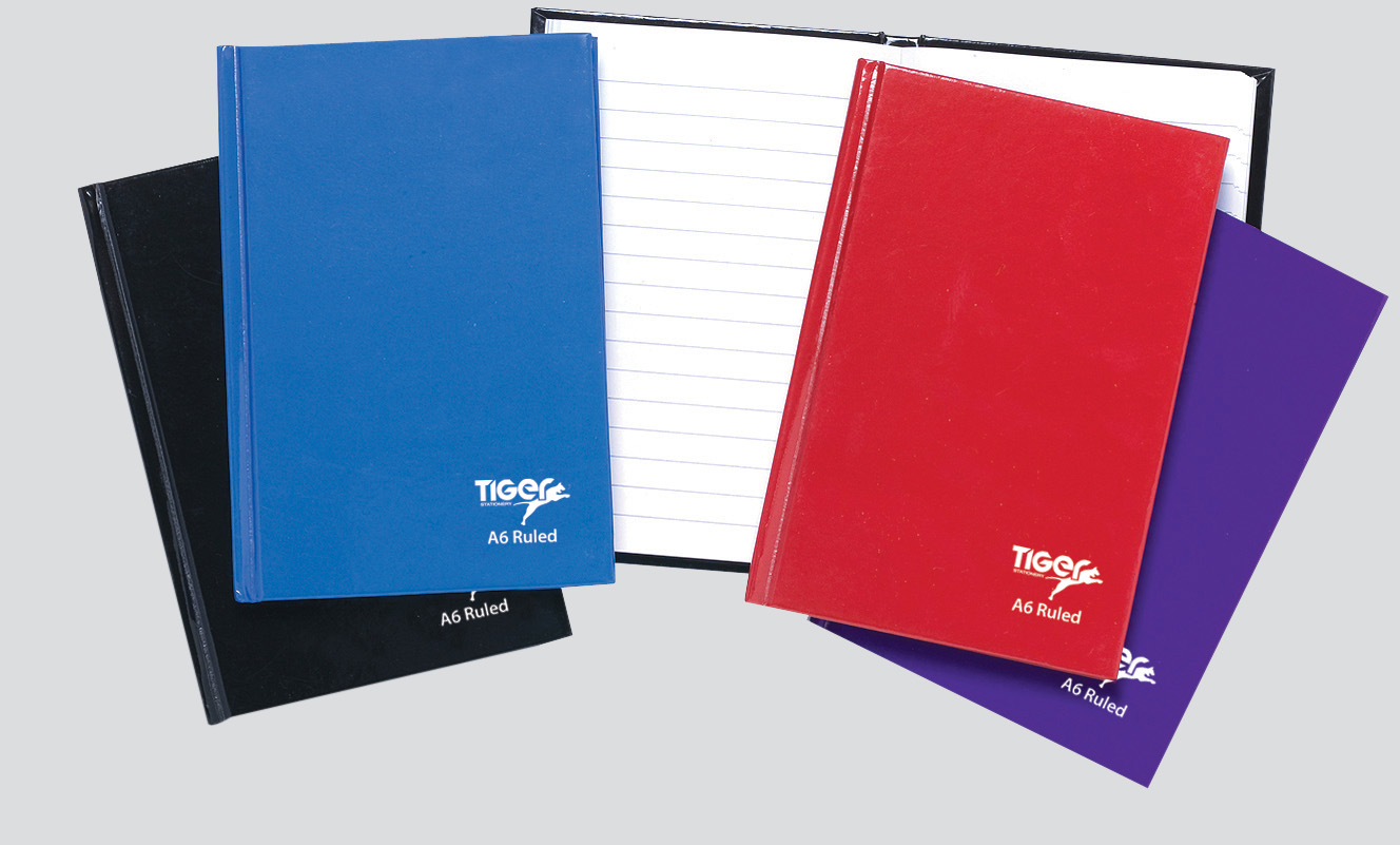 Casebound Notebook A6 80 Sheet 10pk
