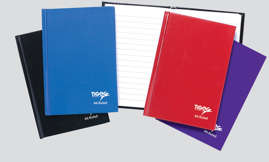 Casebound Notebook A6 80 Sheet 10pk