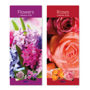 Tallon 24-pack calendar featuring floral designs, slim and tall format, ideal for organizing with decorative floral patterns.