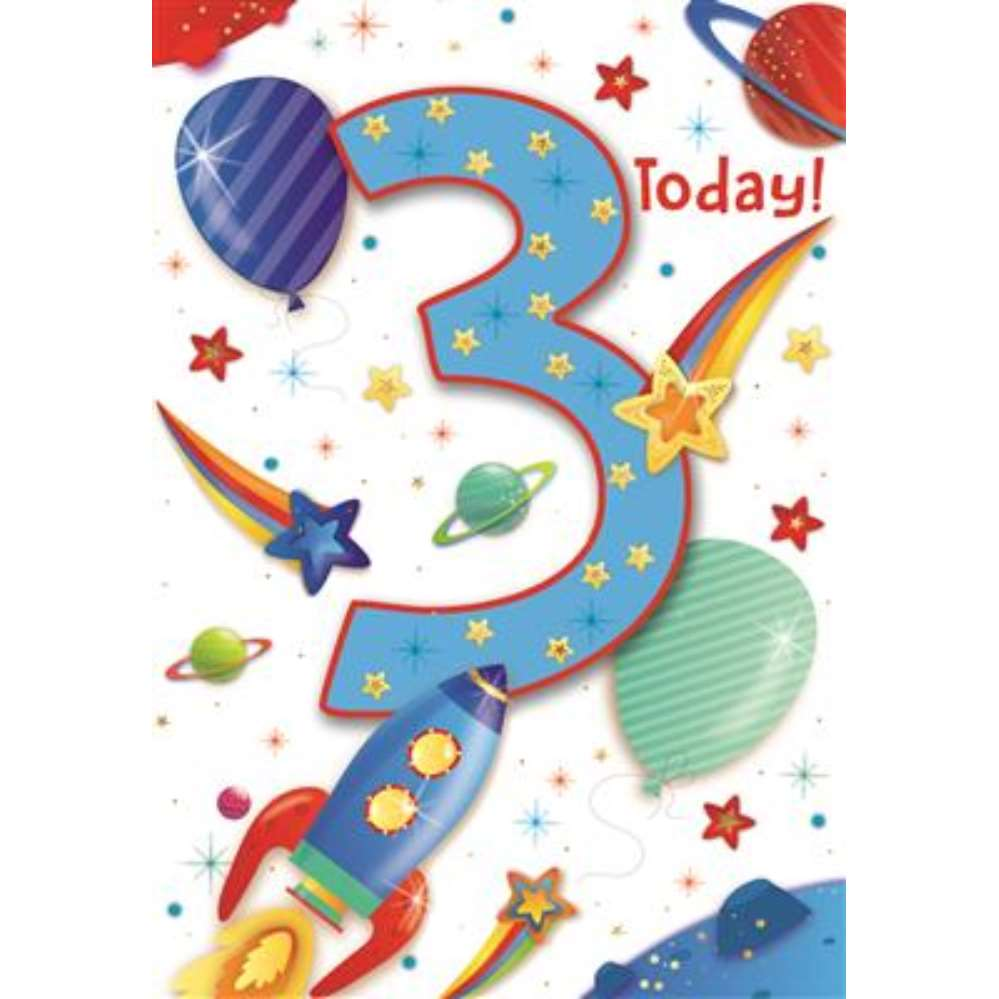 Simon Elvin C50 Birthday Age 3 6pk