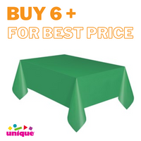 Unique Tablecover Emerald Green 54" x 108