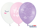 Assorted Pastel Unicorn 12" Latex Balloons 6pk