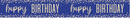 Unique Banner Bright Confetti Birthday Navy 9ft