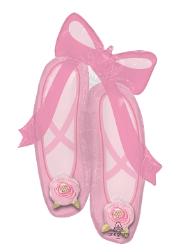 Anagram Ballerina Slippers 40" Foil Balloon