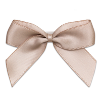 Italian Options 12 Pack Ribbon Bows Taupe 5cm