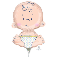 Anagram Foil Balloon Welcome Baby (Loose) 10"