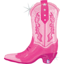 Grabo Foil Balloon Pink Cowgirl Boot 29