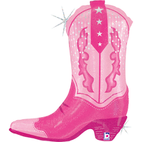 Grabo Foil Balloon Pink Cowgirl Boot 29