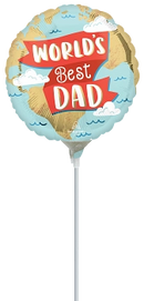 Anagram Foil Balloon World's Best Dad 9