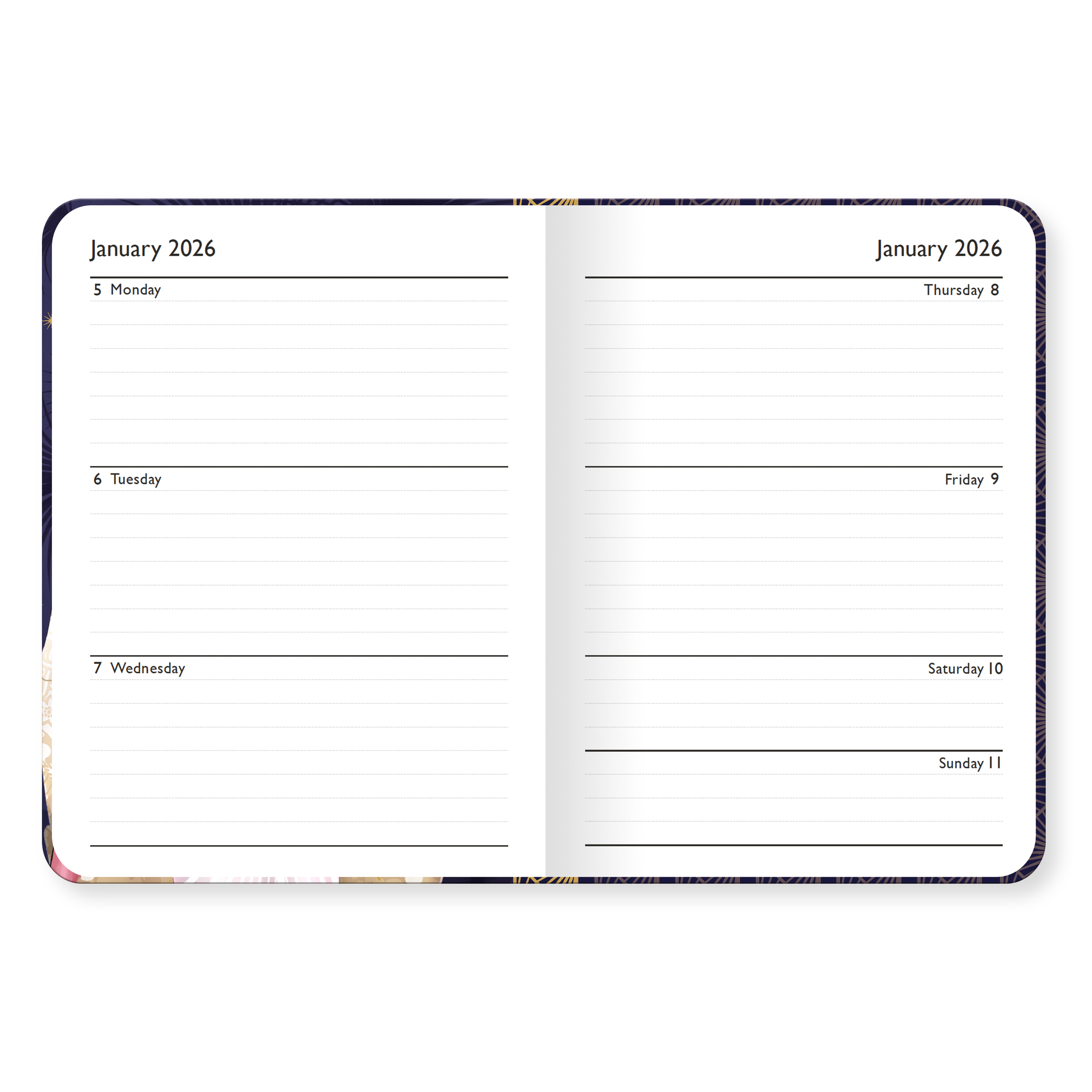 Diary A6 Claire Coxon Art Deco 2027