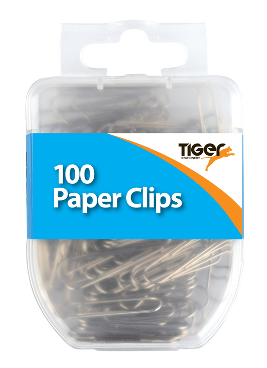 Tiger Stationery 10 Pack (10x30pcs) Paper Clips