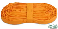 Eleganza Decocrush Paper Ribbon Orange 20m