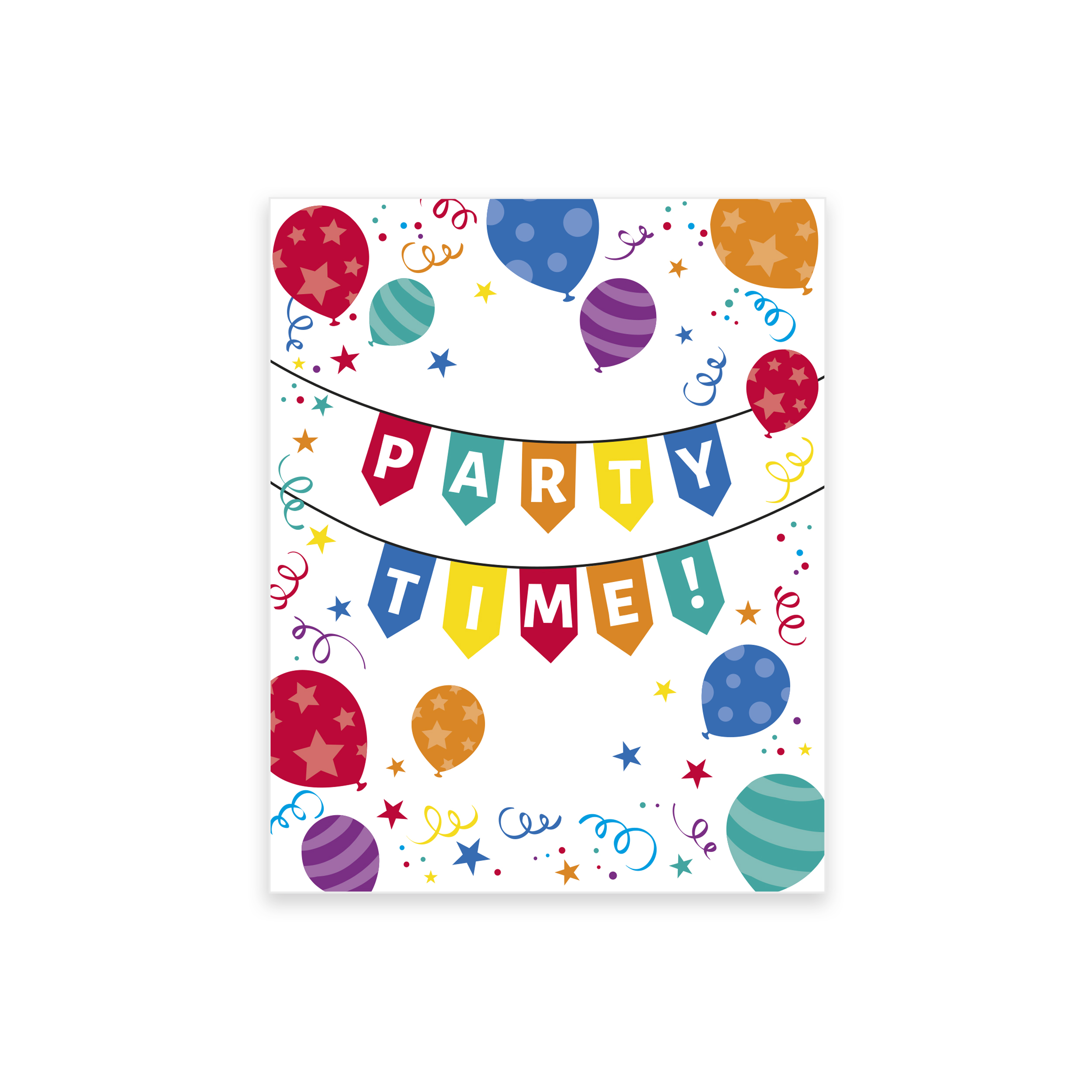 Party Time Invites Birthday 20pk