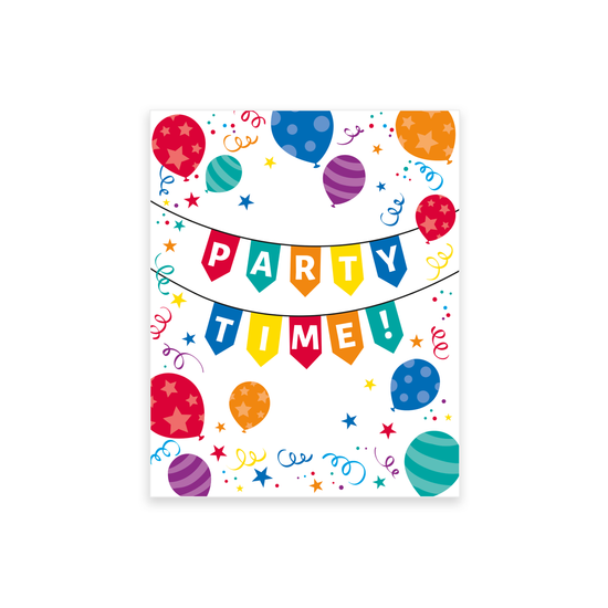 Party Time Invites Birthday 20pk