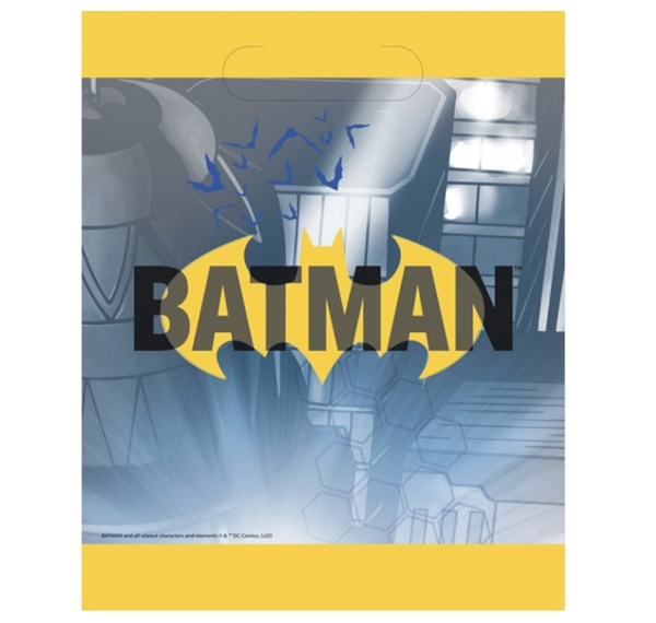 Batman Plastic Party Bags 8pk
