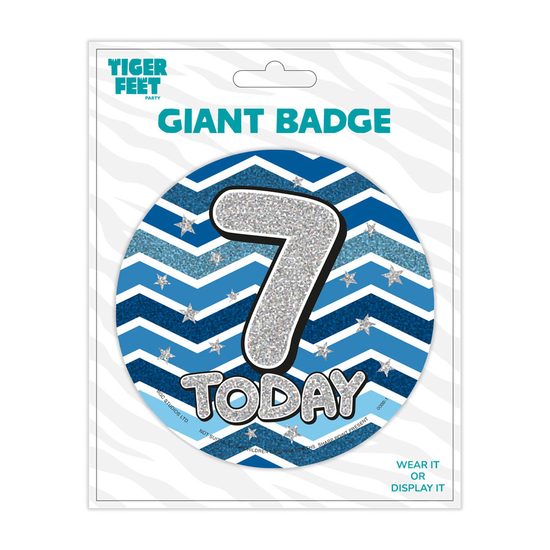 Big Badges Age 7 Male 6pk