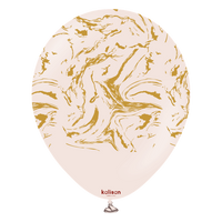 Kalisan Space Nebula Pink/Gold 12" Latex 25pk