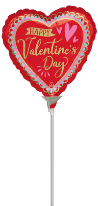 Anagram Valentine Affection 9" Foil Balloon