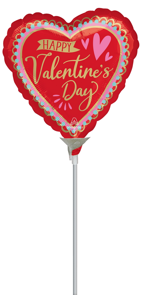 Anagram Valentine Affection 9" Foil Balloon
