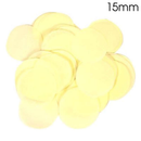 Confetti Round Bio-Degradable 15mm 14g Ivory