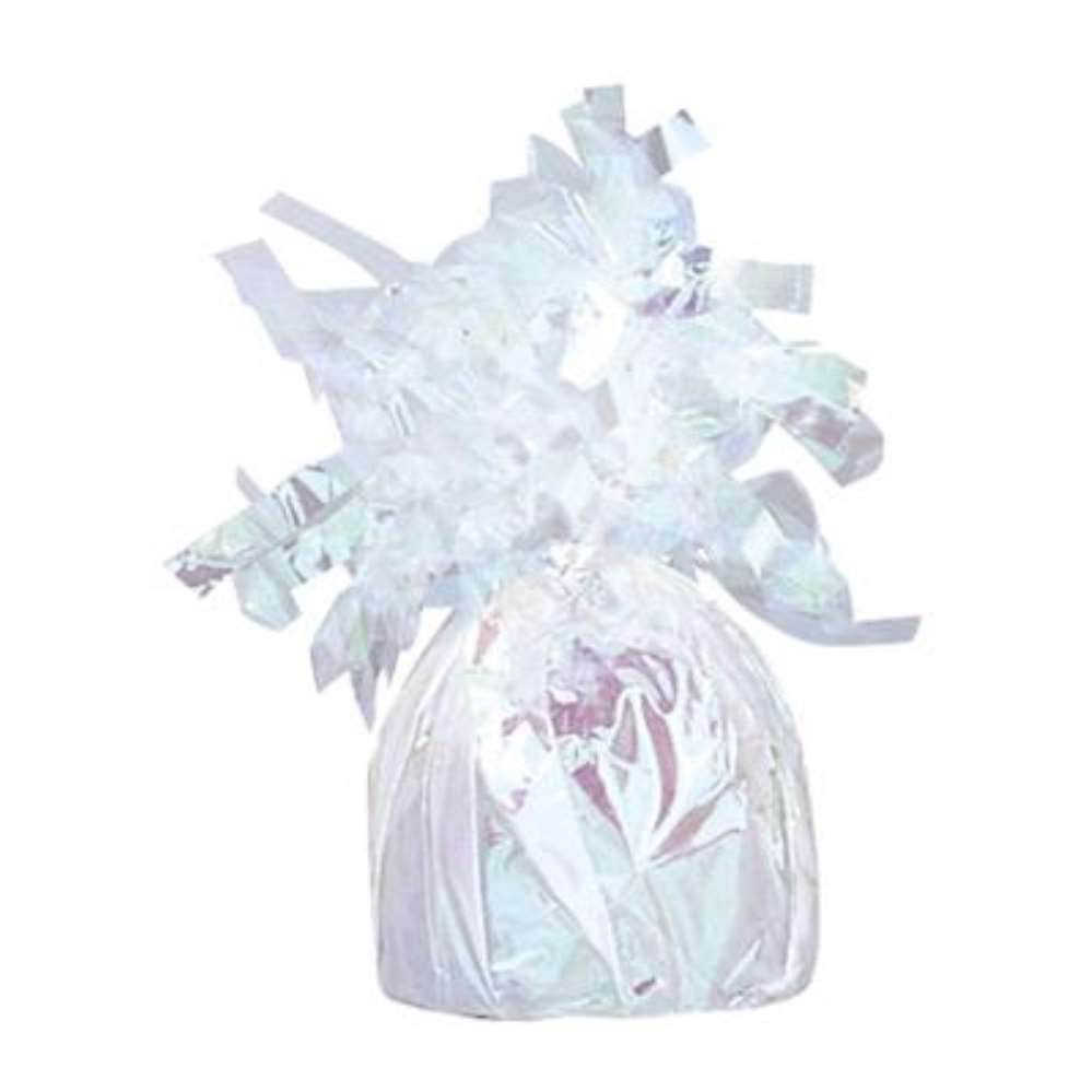 Unique Tassel Balloon Weight Iridescent 6oz