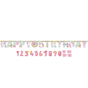 Amscan Letter Banner Magical Unicorn 3.2m