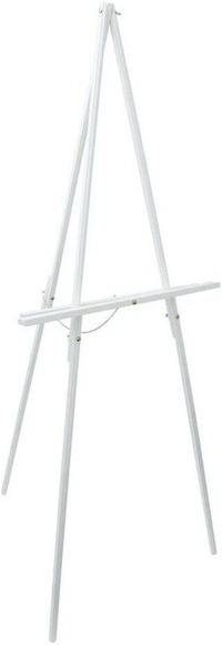 Tiger Feet Wood Display Easel Marshall White 152cm