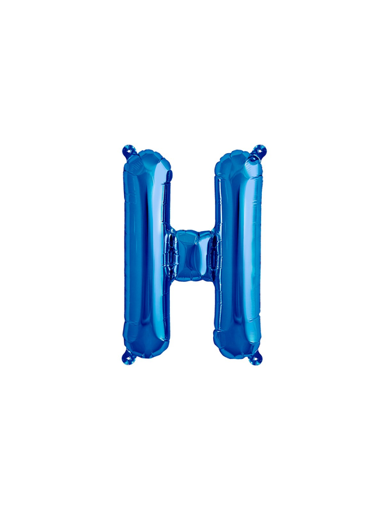 Northstar Foil Balloon Blue 16" Letter H