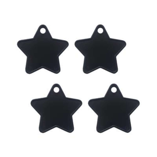 Sear 100 Pack Balloon Weight Star Black 8g