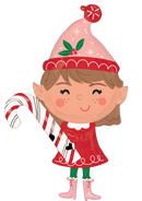 Anagram Merry Christmas Elf 30" Foil Balloon