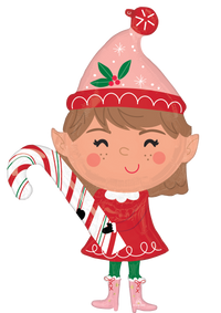Anagram Merry Christmas Elf 30" Foil Balloon