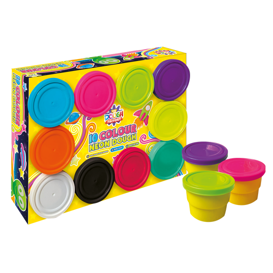 10pk 2oz Dough Neon