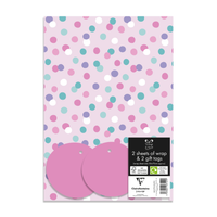 Flatwrap Female 2 Sheets & 2 Tags