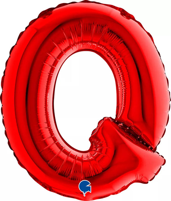 Grabo Foil Balloon Red 14" Letter Q