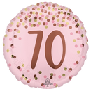 Anagram Foil Balloon Pretty Pink 70th Birthday 18