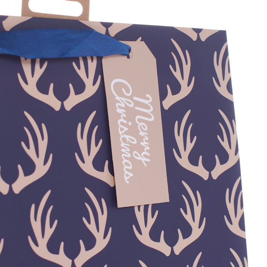 Tiger Feet Gift Bag Antlers Large 12pk