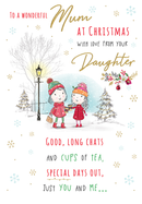 Regal 6 Pack C75 Cards Christmas Mum From Daughter