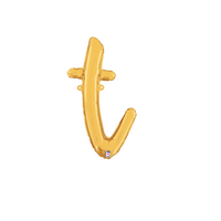 Grabo Foil Balloon Gold 14" Letter T
