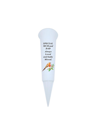 Memorial Spike Vase Mum & Dad 33x10cm