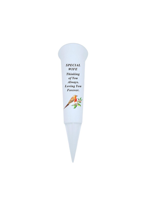 David Fischoff Memorial Spike Vase Wife 33x10cm