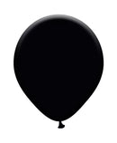 Black 10-inch latex balloons for decoration, shown in a pack of six, by Giftzone, perfect for party decor and celebrations.